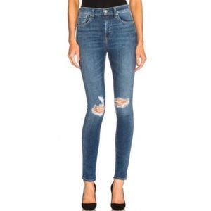 rag & bone | High Rise Skinny Distressed 28